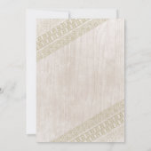 ネイティブアメリカンのベビーシャワーの招待状 招待状 (裏面)