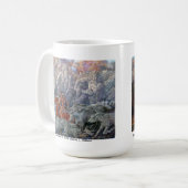 ネイティブアメリカンの主題のマグ コーヒーマグカップ (正面左)