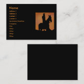 ネイティブアメリカンの名刺 名刺 (正面/裏面)