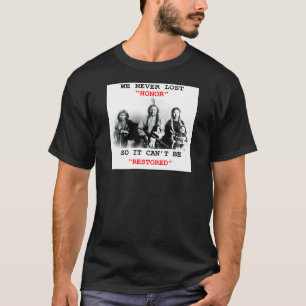 ネイティブアメリカンの名誉 Tシャツ