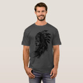 ネイティブアメリカンの女性2 Tシャツ (正面フル)
