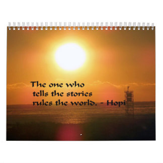 ネイティブアメリカンの引用文 カレンダー