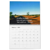 ネイティブアメリカンの引用文 カレンダー (2月 2027)