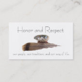 ネイティブアメリカンの思考カード 名刺 (裏面)