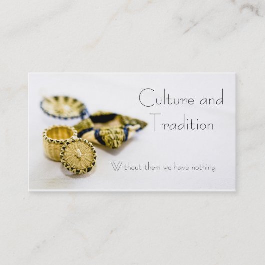 ネイティブアメリカンの思考カード 名刺 (正面)