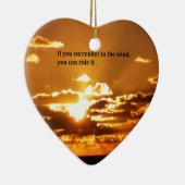 ネイティブアメリカンの感動的な引用文 セラミックオーナメント (右)