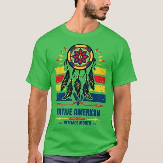 ネイティブアメリカンの文化遺産月間 Tシャツ (正面)