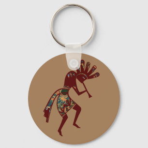ネイティブアメリカンの文化 - ダンシングココペリ3 キーホルダー