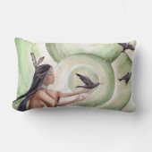 ネイティブアメリカンの枕アメリカインディアンの枕 ランバークッション (正面)