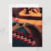 ネイティブアメリカンの毛布、ラッソ、スパー ポストカード (正面/裏面)