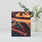 ネイティブアメリカンの毛布、ラッソ、スパー ポストカード (スタンド正面)