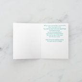 ネイティブアメリカンの男の子の最初バースデー・カード カード (内部)