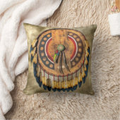 ネイティブアメリカンの盾 クッション (ブランケット)