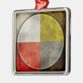 ネイティブアメリカンの神聖なたが メタルオーナメント (左)