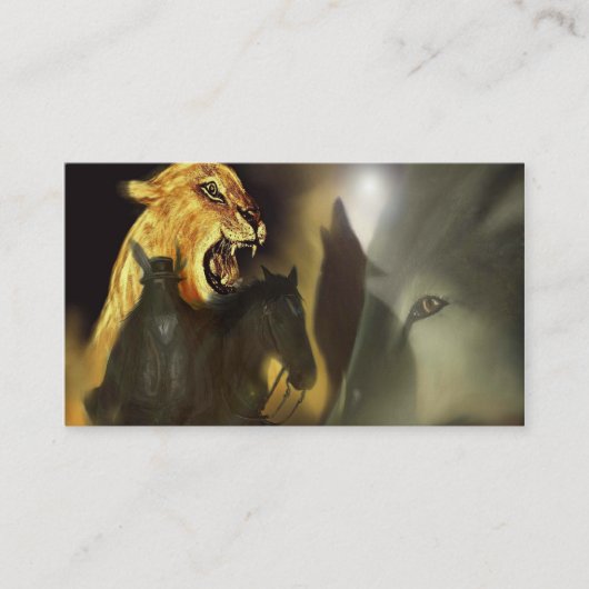 ネイティブアメリカンの精神 名刺 (正面)