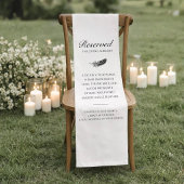 ネイティブアメリカンの羽の予約の結婚式の記念 ショートテーブルランナー