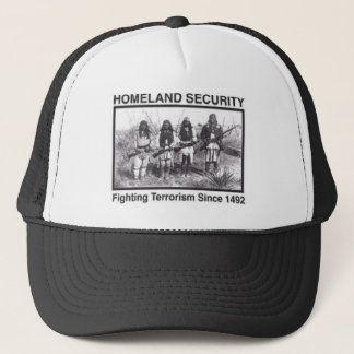 ネイティブアメリカンの自国の保安のTシャツ キャップ