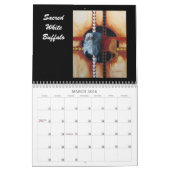 。ネイティブアメリカンの芸術。 カレンダー (3月 2026)