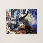 ネイティブアメリカンの芸術 ジグソーパズル (横)