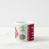 ネイティブアメリカンの記号および知恵-責任者 エスプレッソカップ (正面)