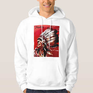 ネイティブアメリカンの誇りを表現したオリジナルアートTシャツ パーカ