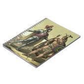 ネイティブアメリカンの責任者(色を持つ征服者 ノートブック (左側)