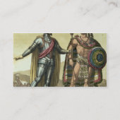 ネイティブアメリカンの責任者(色を持つ征服者 名刺 (裏面)