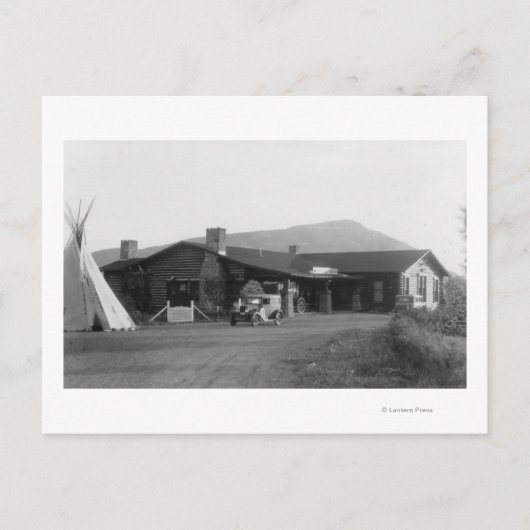 ネイティブアメリカンの部族の外観 ポストカード (正面)