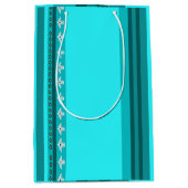 ネイティブアメリカンの雷鳥のターコイズのギフトバッグ ミディアムペーパーバッグ (正面)