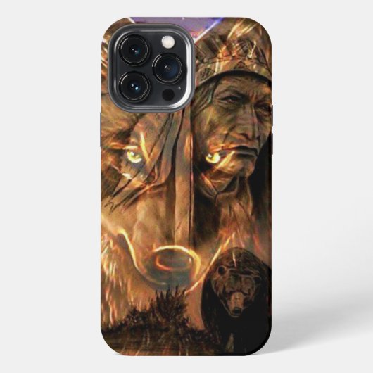 ネイティブアメリカンのCase-Mate iPhoneケース iPhone 13 Pro Maxケース (裏面)
