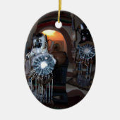 ネイティブアメリカンのKachinaの人形 セラミックオーナメント (正面)