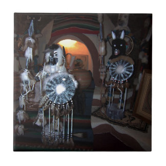 ネイティブアメリカンのKachinaの人形 タイル