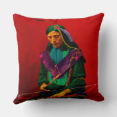 ネイティブアメリカンチャロキー ポップアート クッション (裏面)