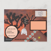 ネイティブアメリカンデザイン 案内ポストカード (裏面)