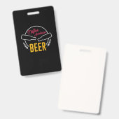 ネイティブアメリカンビール バッジ (正面＆裏面)