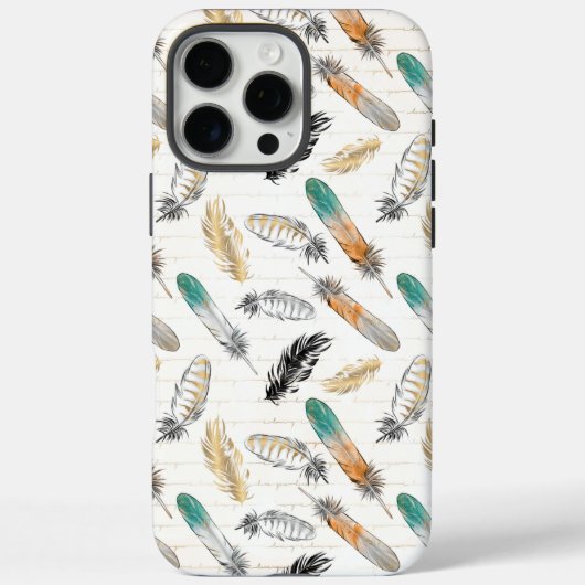 ネイティブアメリカン フェザー iPhone カーゼ Case-Mate iPhoneケース (裏面)