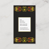 ネイティブアメリカン 名刺 (裏面)