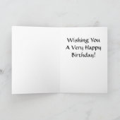 ネイティブアメリカン 戦士 ピースパイプ 誕生日 カード (内部)