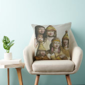 ネイティブアメリカン(色のlitho)の勉強 クッション (椅子)