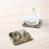 ネイティブアメリカン(色のlitho)の勉強 コースター (右側)