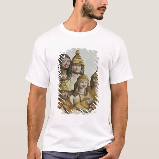 ネイティブアメリカン(色のlitho)の勉強 tシャツ (正面)