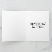 ネイティブアメリカン 誕生日カード どんな人にも カード (内部)