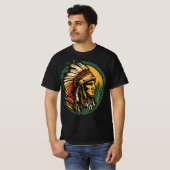ネイティブアメリカン Tシャツ (正面フル)