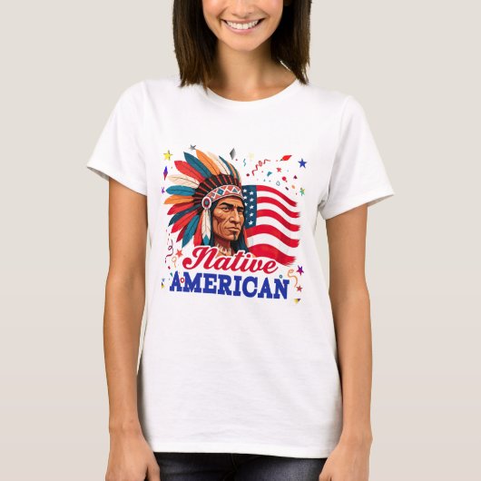 ネイティブアメリカン Tシャツ (正面)