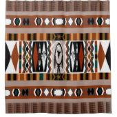 ネイティブアメリカンDreamcatcher シャワーカーテン (正面)