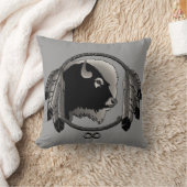 ネイティブアートの枕 メティス ピロー パーソナライズド ギフト, ネイティブ アメリカン トリバル (ブランケット)