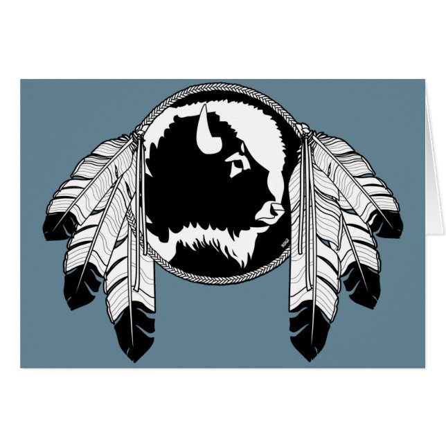 ネイティブアートカード 先住民の野生生物アートカード (正面横)