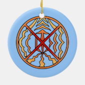 ネイティブアート オーナメント ファーストネイションズ 記念品 (裏面)