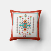 ネイティブデザインのスロー枕 クッション (裏面)