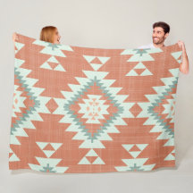 ネイティブデザート 60x80 フリースブランケット